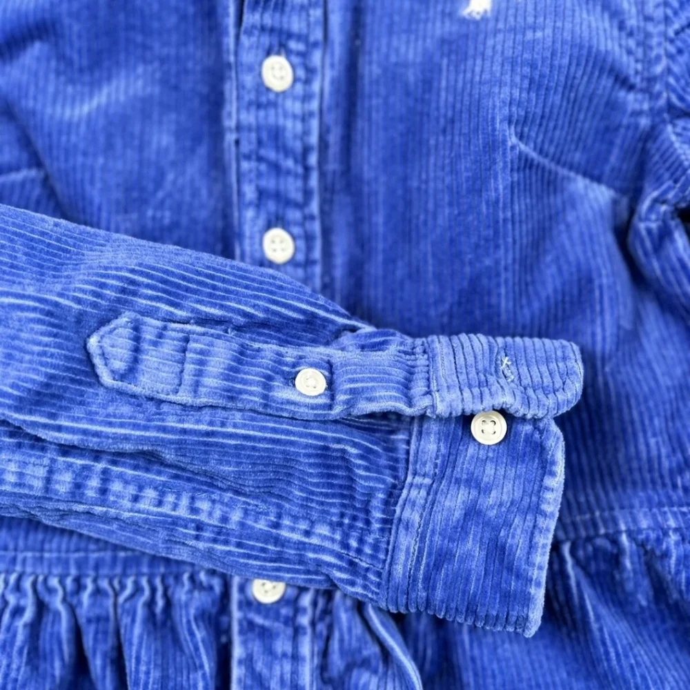 POLO Ralph Lauren Corduroy Buttondown Kids Shirtdress